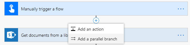 Add parallel branch