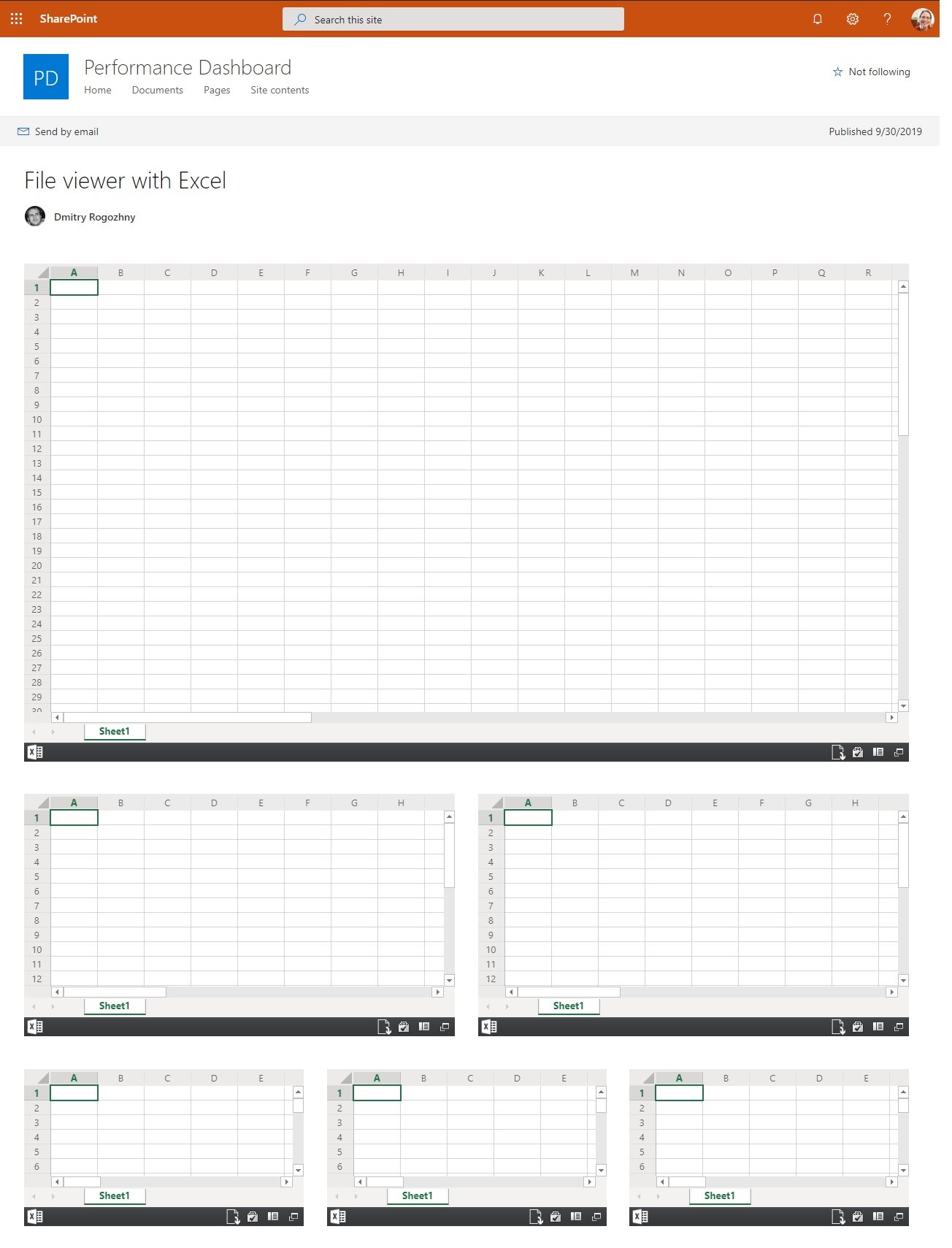 Page layout and web parts size